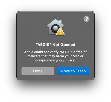 Picture of Mac open error
